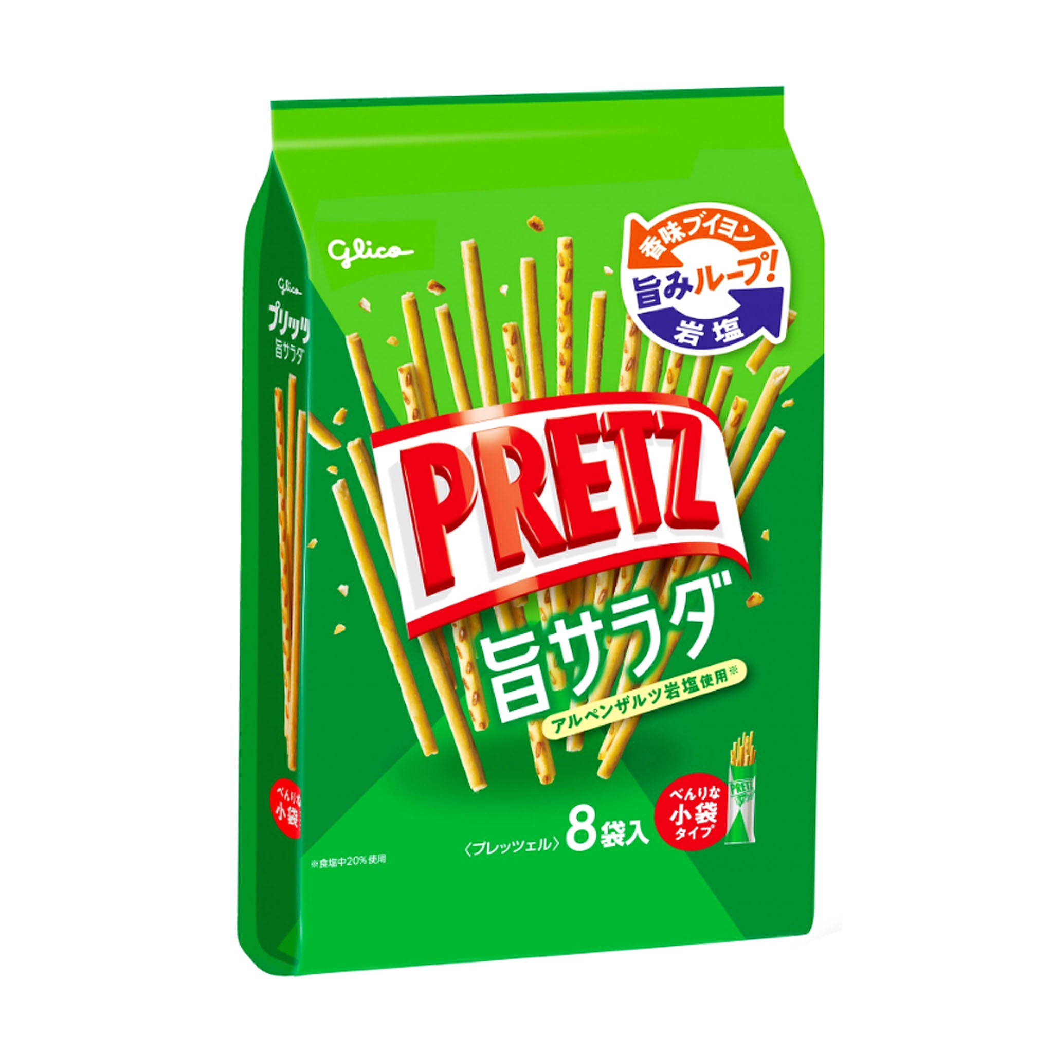 Glico Pretz Delicious Salad 8 Bags